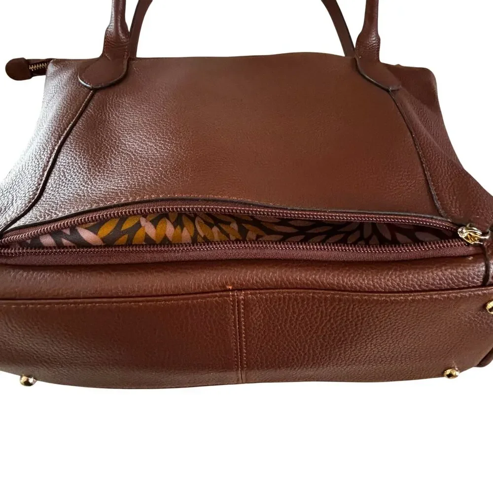 Lodis brown leather
